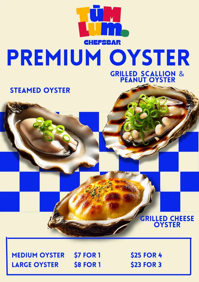 Grilled Cheese Oyster, $7